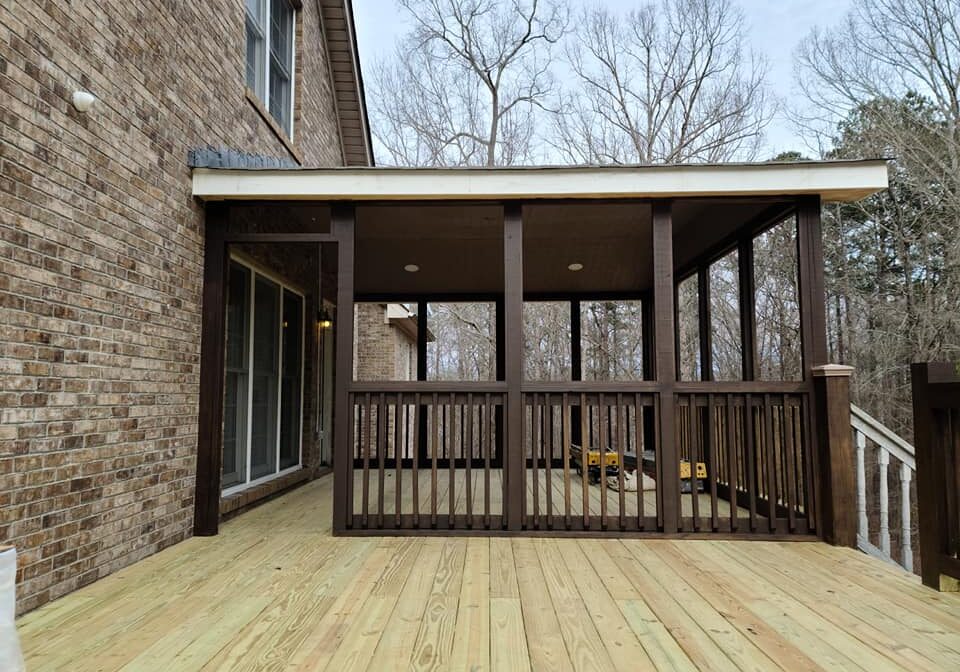 Porches and Patios - Hamilton Home Improvement - Home Remodeling and Renovations - Porches - Covington, Conyers, Loganville, Snellville, McDonough, Gwinnett, Walton, Newton County